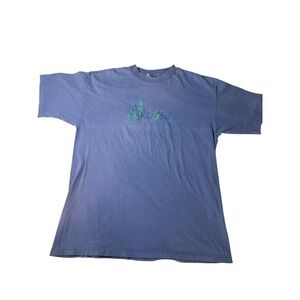Vintage‎ T-Shirt Unisex Arizona Purple Single Stitch On Sleeve Sz XL Embroidered